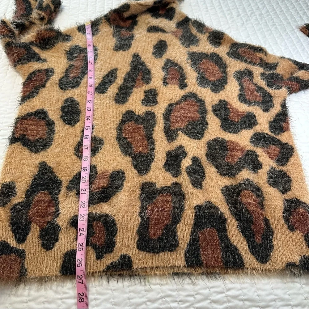 Show Me Your MuMu Women’s Fatima Turtleneck Sweater Cheetah Fever Knit Size XS - Picture 5 of 16